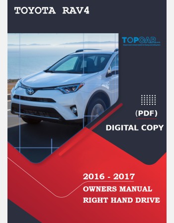 toyota rav4 2016-2017 owners manual in english